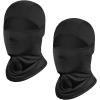 imageAchiou Balaclava Face Mask Ski Mask for Men Women Football Lightweight Sheisty Ninja Shiesty Sun Hood UV Protector CyclingBlack
