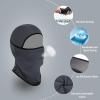 imageAchiou Balaclava Face Mask Ski Mask for Men Women Football Lightweight Sheisty Ninja Shiesty Sun Hood UV Protector CyclingGray