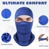 imageAchiou Balaclava Face Mask Ski Mask for Men Women Football Lightweight Sheisty Ninja Shiesty Sun Hood UV Protector CyclingRoyal Blue