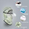 imageAchiou Balaclava Face Mask Ski Mask for Men Women Football Lightweight Sheisty Ninja Shiesty Sun Hood UV Protector CyclingWhite Camouflage