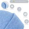 imageAchiou Beanie Hat for Women Men Warm Cuffed Knit Hat for Skiing Running Outdoor SportsLight Blue