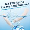 imageAchiou Cooling Ice Silk Arm Sleeves Summer UV Sun Protection Compression Sleeves UPF 50 for Women Volleyball Youth Sports2 Pairs 1pair Black 1 Pair Light Beige