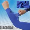 imageAchiou Cooling Ice Silk Arm Sleeves Summer UV Sun Protection Compression Sleeves UPF 50 for Women Volleyball Youth Sports2 Pairs 1pair White 1 Pair Royal Blue