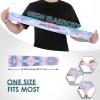 imageAchiou Cooling Ice Silk Arm Sleeves Summer UV Sun Protection Compression Sleeves UPF 50 for Women Volleyball Youth SportsPink Blue
