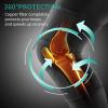 imageAchiou Knee Braces for Knee Pain Relief 2 Pack Knee Brace for Meniscus Tear Knee Compression Sleeves for Men Women Knee Support Pad for Working Out Arthritis ACL Running Joint RecoveryBlack