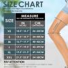imageAchiou Knee Braces for Knee Pain Relief 2 Pack Knee Brace for Meniscus Tear Knee Compression Sleeves for Men Women Knee Support Pad for Working Out Arthritis ACL Running Joint RecoveryBlack