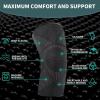 imageAchiou Knee Braces for Knee Pain Relief 2 Pack Knee Brace for Meniscus Tear Knee Compression Sleeves for Men Women Knee Support Pad for Working Out Arthritis ACL Running Joint RecoveryBlack