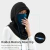 imageAchiou Ski Mask for Men Women Winter Balaclava Warm Windproof Face Mask Full Head Cover Scarf Neck for Cold WeatherBlack