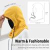 imageAchiou Ski Mask for Men Women Winter Balaclava Warm Windproof Face Mask Full Head Cover Scarf Neck for Cold WeatherTurmeric