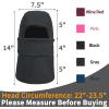 imageAchiou Ski Mask for Women Men Sherpa Hood Ski Mask Winter Balaclava Windproof Hooded Scarf Cold Weather Hat Neck WarmerGray