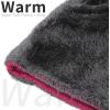 imageAchiou Ski Mask for Women Men Sherpa Hood Ski Mask Winter Balaclava Windproof Hooded Scarf Cold Weather Hat Neck WarmerRose