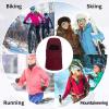 imageAchiou Ski Mask for Women Men Sherpa Hood Ski Mask Winter Balaclava Windproof Hooded Scarf Cold Weather Hat Neck WarmerWine Red