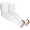 imageAchiou Arm Sun Sleeves Compression UV Protection Cooling for Men Women Summer Sunblock Basketball Football Cover Arms Tattoo1 Pair White