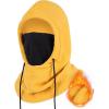 imageAchiou Ski Mask for Men Women Winter Balaclava Warm Windproof Face Mask Full Head Cover Scarf Neck for Cold WeatherTurmeric