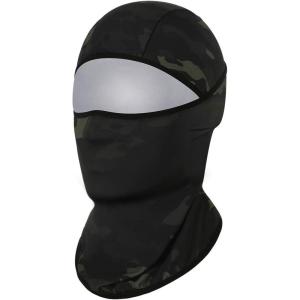 imageAchiou Balaclava Face Mask Ski Mask for Men Women Football Lightweight Sheisty Ninja Shiesty Sun Hood UV Protector CyclingBlack Camouflage