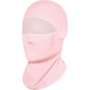 imageAchiou Balaclava Face Mask Ski Mask for Men Women Football Lightweight Sheisty Ninja Shiesty Sun Hood UV Protector CyclingPink