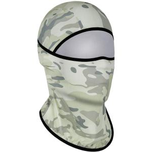 imageAchiou Balaclava Face Mask Ski Mask for Men Women Football Lightweight Sheisty Ninja Shiesty Sun Hood UV Protector CyclingWhite Camouflage