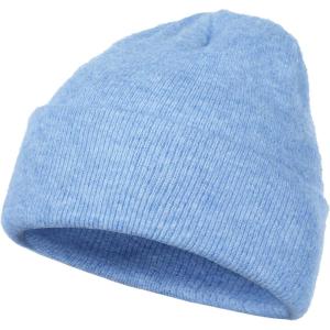 imageAchiou Beanie Hat for Women Men Warm Cuffed Knit Hat for Skiing Running Outdoor SportsLight Blue