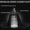 imageAchiou Cooling Neck Gaiter Face Cover Scarf UV Protection Mask for Men and WomenSoft Windproof Hiking Cycling RunningBlack