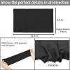 imageAchiou Cooling Neck Gaiter Face Cover Scarf UV Protection Mask for Men and WomenSoft Windproof Hiking Cycling RunningBlack