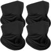imageAchiou Cooling Neck Gaiter Face Cover Scarf UV Protection Mask for Men and WomenSoft Windproof Hiking Cycling RunningBlack