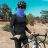 imageAchiou Cooling Neck Gaiter Face Cover Scarf UV Protection Mask for Men and WomenSoft Windproof Hiking Cycling RunningDark Blue