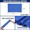 imageAchiou Cooling Neck Gaiter Face Cover Scarf UV Protection Mask for Men and WomenSoft Windproof Hiking Cycling RunningDark Blue