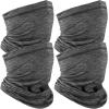 imageAchiou Cooling Neck Gaiter Face Cover Scarf UV Protection Mask for Men and WomenSoft Windproof Hiking Cycling RunningHeather Gray