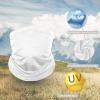 imageAchiou Cooling Neck Gaiter Face Cover Scarf UV Protection Mask for Men and WomenSoft Windproof Hiking Cycling RunningWhite