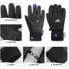 imageAchiou Kids Ski Gloves Waterproof Winter Snow Snowboard Gloves Warm Touchscreen for Kids Boys Girls Children Skiing CyclingBlack