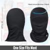 imageAchiou Ski Mask for Men Women Balaclava Face Cover Shiesty Mask UV Protector Lightweight for Motorcycle SnowboardBlack