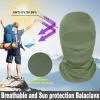 imageAchiou Ski Mask for Men Women Balaclava Face Cover Shiesty Mask UV Protector Lightweight for Motorcycle SnowboardNew Green