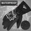 imageAchiou Ski Snow Gloves Winter Warm 3M Thinsulate Waterproof Touchscreen Men WomenBlack