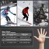 imageAchiou Ski Snow Gloves Winter Warm 3M Thinsulate Waterproof Touchscreen Men WomenGray