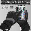 imageAchiou Ski Snow Gloves Winter Warm 3M Thinsulate Waterproof Touchscreen Men WomenGray