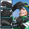 imageAchiou Ski Snow Gloves Winter Warm 3M Thinsulate Waterproof Touchscreen Men WomenGray