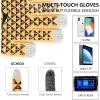 imageAchiou Winter Gloves Glove for Men Women Upgraded Touch Screen Texting Warm Running with Thermal Soft Knit LiningAngelyellow