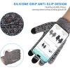 imageAchiou Winter Gloves Glove for Men Women Upgraded Touch Screen Texting Warm Running with Thermal Soft Knit LiningCoffee  White