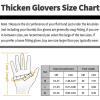 imageAchiou Winter Gloves for Men Women Touch Screen Gloves Upgraded Thicken AntiSlip Silicone Gel Thermal Soft Knit LiningRose Red Thick