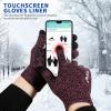imageAchiou Winter Gloves for Men Women Touch Screen Gloves Upgraded Thicken AntiSlip Silicone Gel Thermal Soft Knit LiningRose Red Thick