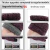 imageAchiou Winter Gloves for Men Women Touch Screen Gloves Upgraded Thicken AntiSlip Silicone Gel Thermal Soft Knit LiningRose Red Thick