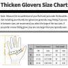 imageAchiou Winter Gloves for Men Women Touch Screen Gloves Upgraded Thicken AntiSlip Silicone Gel Thermal Soft Knit LiningWhite  Khaki