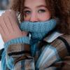imageAchiou Winter Knit Gloves for Men Women Touch Screen Texting Knitted Gloves Touchscreen Warm Outdoor Soft Elastic LiningPink