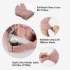 imageAchiou Winter Knit Gloves for Men Women Touch Screen Texting Knitted Gloves Touchscreen Warm Outdoor Soft Elastic LiningPink