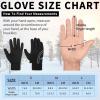 imageAchiou Winter Running Gloves for Men WomenLightweight Touchscreen Liners Thermal Warm Gloves for CyclingDriving Hiking Walking TextingBlack