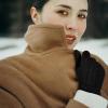 imageAchiou Women Winter Gloves Touch Screen Gloves Elastic Soft Warm Knit Lined One SizeBlack
