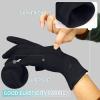 imageAchiou Women Winter Touchscreen Gloves Soft Comfortable Thermal Elastic Stretch Texting Glove for Traveling Cycling RunningBlack