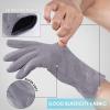 imageAchiou Women Winter Touchscreen Gloves Soft Comfortable Thermal Elastic Stretch Texting Glove for Traveling Cycling RunningGrey