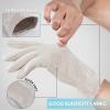 imageAchiou Women Winter Touchscreen Gloves Soft Comfortable Thermal Elastic Stretch Texting Glove for Traveling Cycling RunningWhite