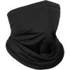 imageAchiou Cooling Neck Gaiter Face Cover Scarf UV Protection Mask for Men and WomenSoft Windproof Hiking Cycling RunningBlack